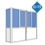 Балкон Veka полностью 