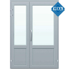 Двустворчатые штульповые двери Veka